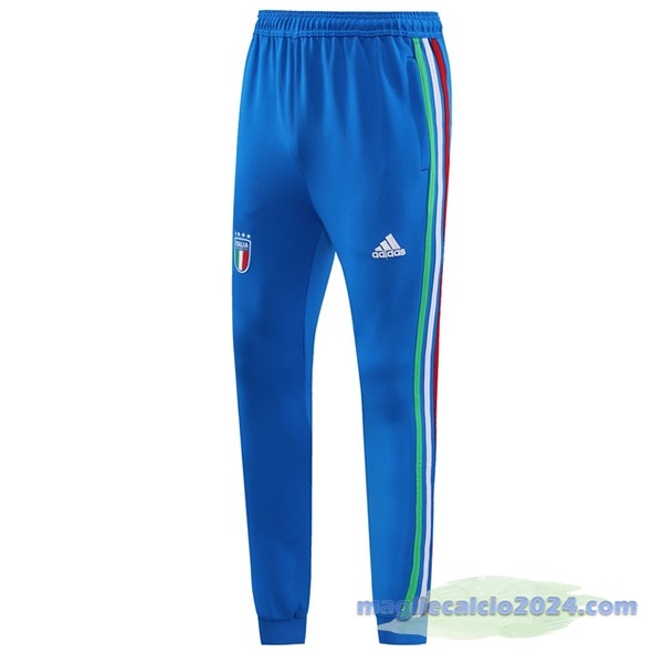 Pantaloni Deportivos Italia 2024 Blu Poco Prezzo