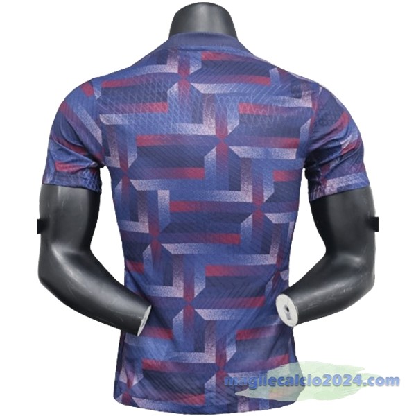 Pre partita Giocatori Maglia Inghilterra 2024 Purpureo Poco Prezzo