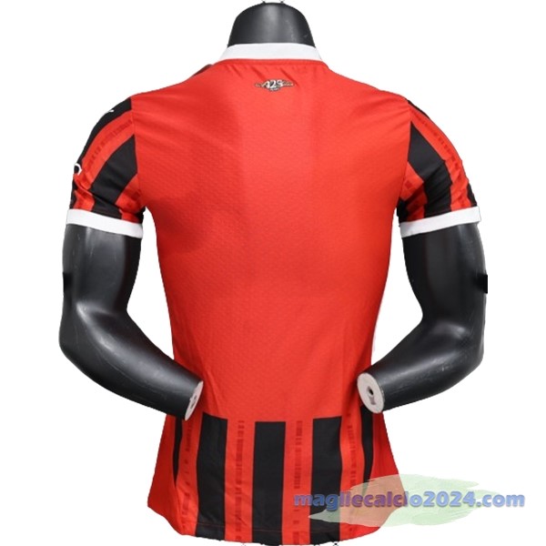 Prima Concetto Giocatori Maglia AC Milan 2024 2025 Rosso Nero Poco Prezzo