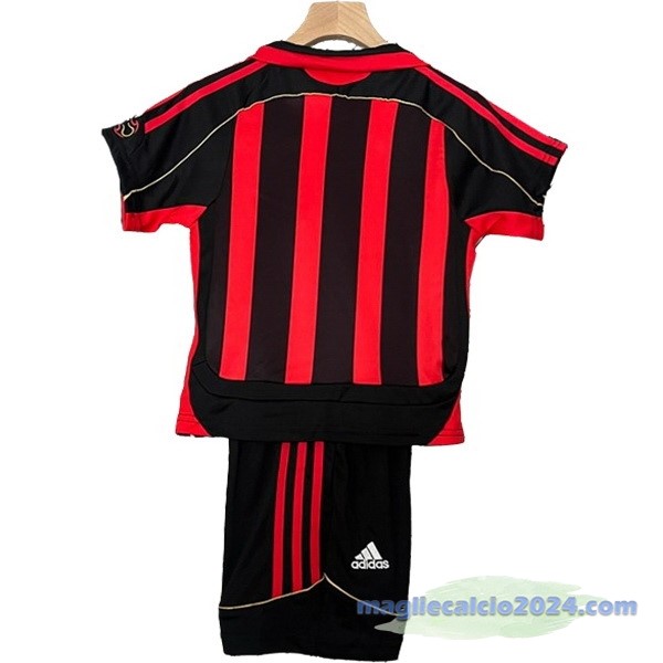 Prima Conjunto De Bambino AC Milan Retro 2006 2007 Rosso Poco Prezzo
