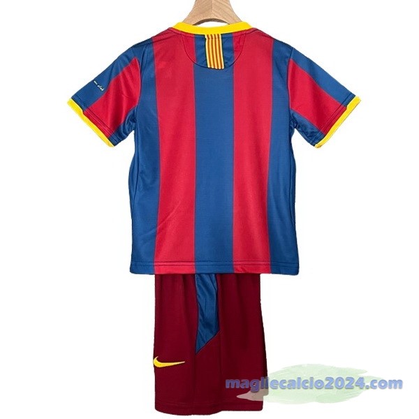 Prima Conjunto De Bambino Barcelona Retro 2010 2011 Rosso Blu Poco Prezzo