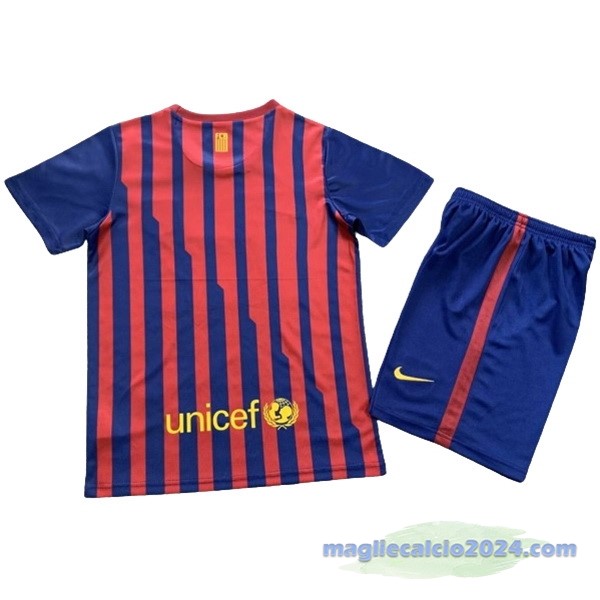 Prima Conjunto De Bambino Barcelona Retro 2011 2012 Rosso Blu Poco Prezzo