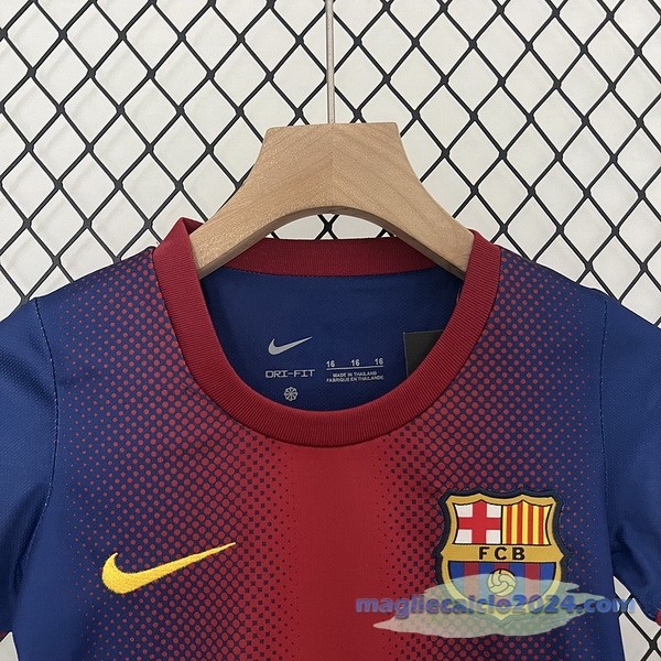 Prima Conjunto De Bambino Barcelona Retro 2012 2013 Rosso Blu Poco Prezzo