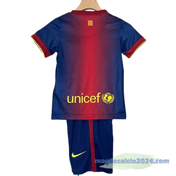 Prima Conjunto De Bambino Barcelona Retro 2012 2013 Rosso Blu Poco Prezzo