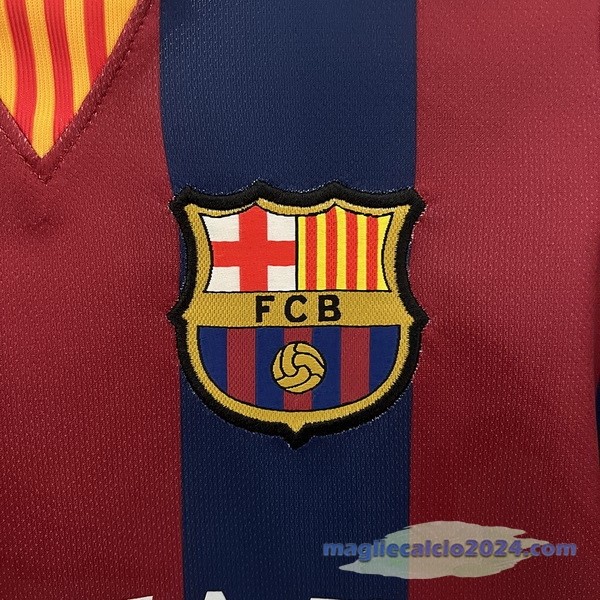 Prima Conjunto De Bambino Barcelona Retro 2014 2015 Rosso Blu Poco Prezzo