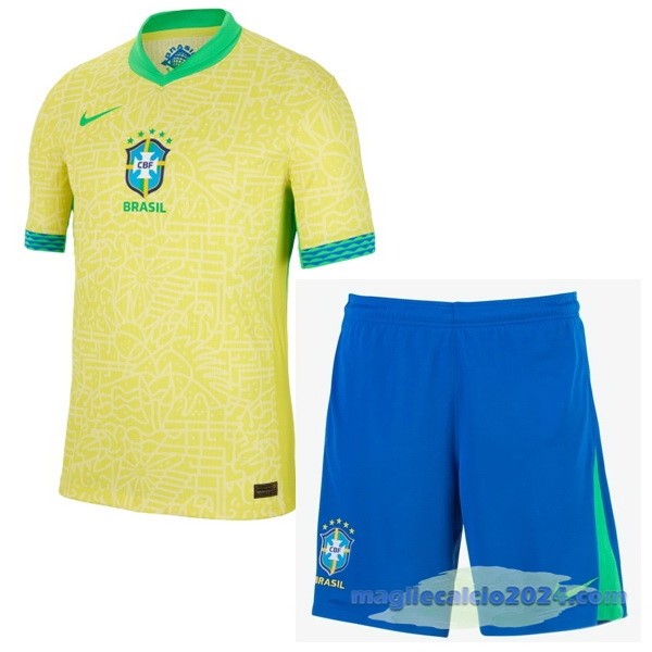 Prima Conjunto De Bambino Brasile 2024 Giallo Poco Prezzo