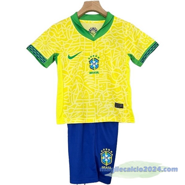 Prima Conjunto De Bambino Brasile 2024 Giallo Poco Prezzo