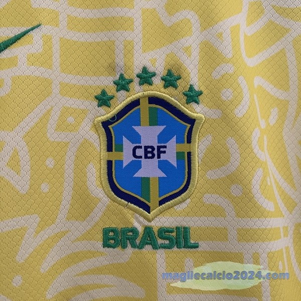 Prima Conjunto De Bambino Brasile 2024 Giallo Poco Prezzo