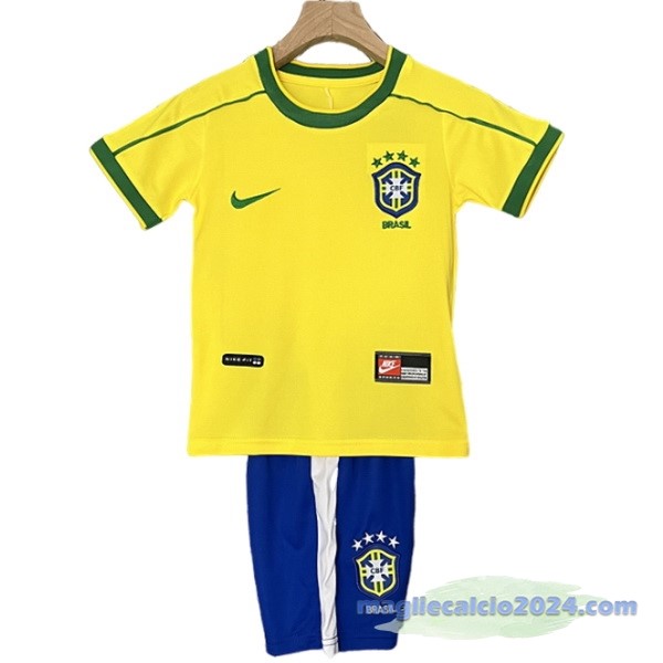 Prima Conjunto De Bambino Brasile Retro 1998 Giallo Poco Prezzo