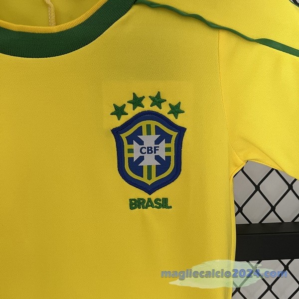 Prima Conjunto De Bambino Brasile Retro 1998 Giallo Poco Prezzo