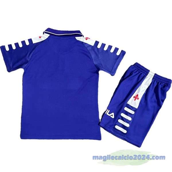 Prima Conjunto De Bambino Fiorentina Retro 1998 1999 Purpureo Poco Prezzo