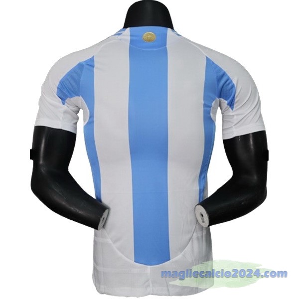 Prima Giocatori Maglia Argentina 2024 Blu Bianco Poco Prezzo