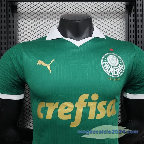 Prima Giocatori Maglia Palmeiras 2024 2025 Verde Poco Prezzo