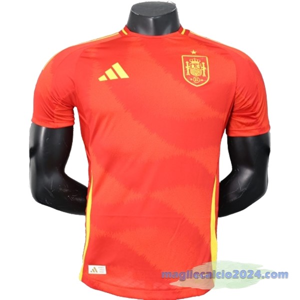 Prima Giocatori Maglia Spagna 2024 Rosso Poco Prezzo