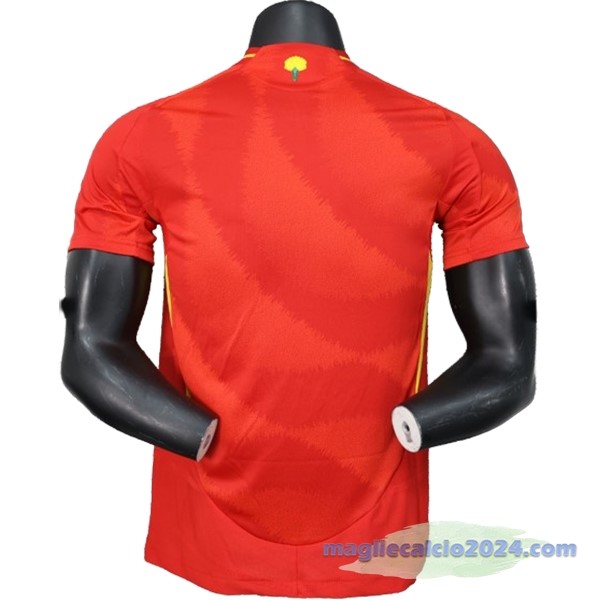 Prima Giocatori Maglia Spagna 2024 Rosso Poco Prezzo