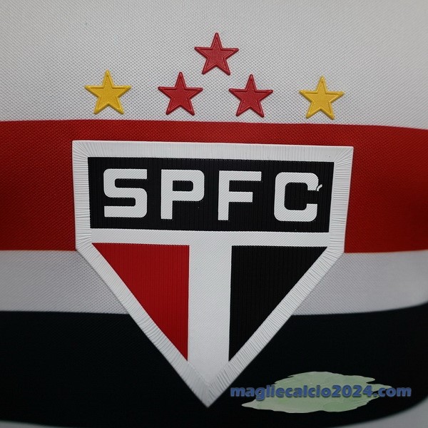 Prima Giocatori Maglia São Paulo 2024 2025 Bianco Poco Prezzo