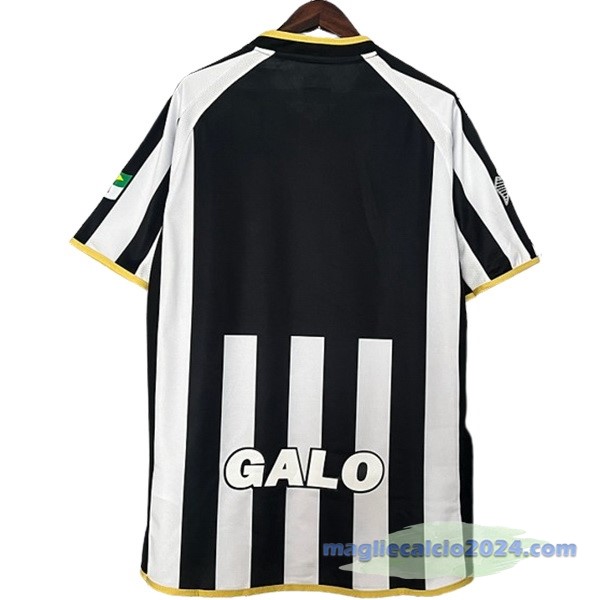 Prima Maglia Atlético Mineiro Retro 2003 Bianco Nero Poco Prezzo