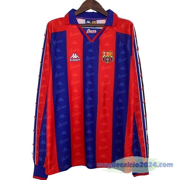 Prima Maglia Barcelona Retro 1996 1997 Blu Rosso Poco Prezzo