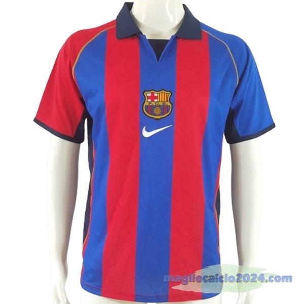 Prima Maglia Barcelona Retro 2001 2002 Blu Rosso Poco Prezzo