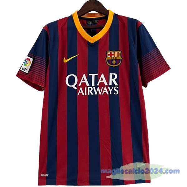 Prima Maglia Barcelona Retro 2013 2014 Blu Rosso Poco Prezzo