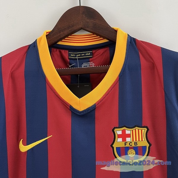 Prima Maglia Barcelona Retro 2013 2014 Blu Rosso Poco Prezzo