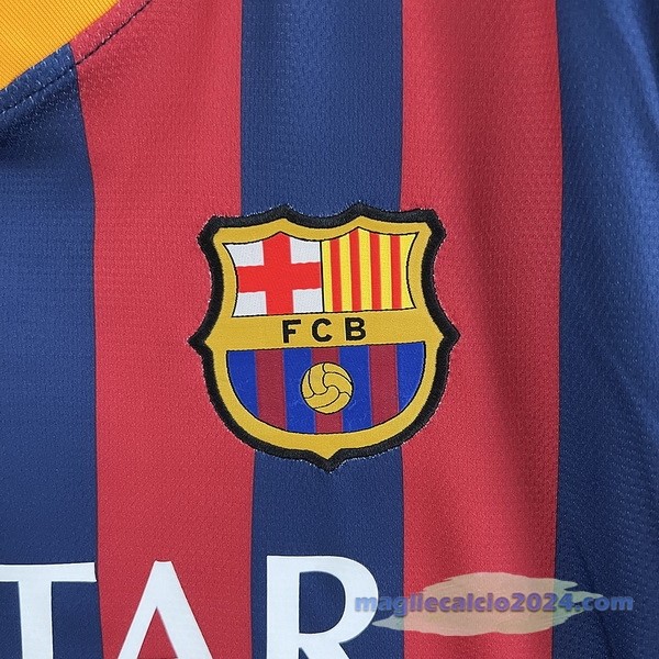 Prima Maglia Barcelona Retro 2013 2014 Blu Rosso Poco Prezzo