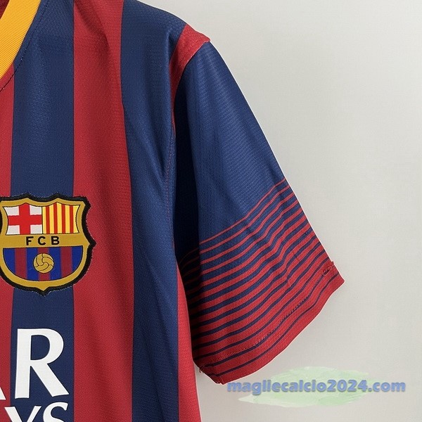 Prima Maglia Barcelona Retro 2013 2014 Blu Rosso Poco Prezzo