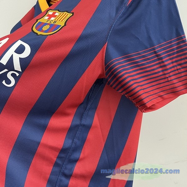 Prima Maglia Barcelona Retro 2013 2014 Blu Rosso Poco Prezzo
