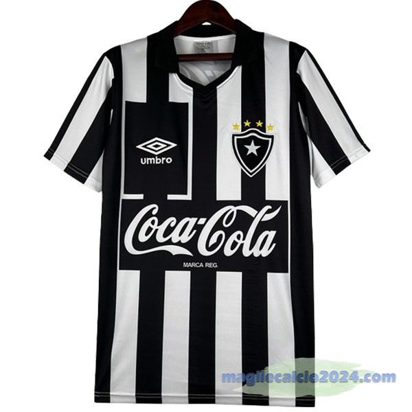 Prima Maglia Botafogo Retro 1992 Nero Bianco Poco Prezzo