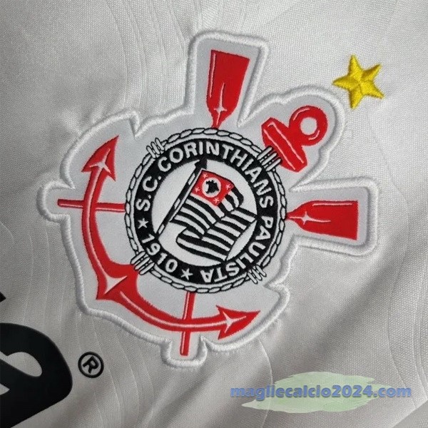 Prima Maglia Corinthians Paulista Retro 1992 1994 Bianco Poco Prezzo