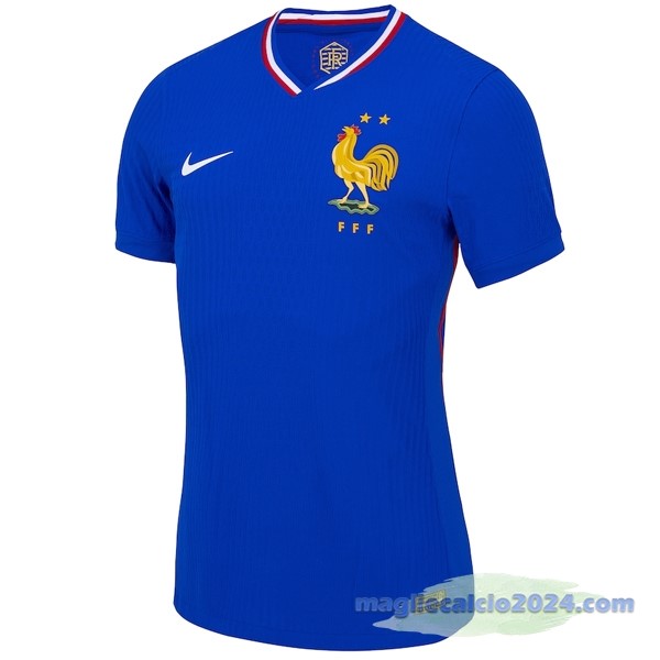 Prima Maglia Donna Francia 2024 Blu Poco Prezzo
