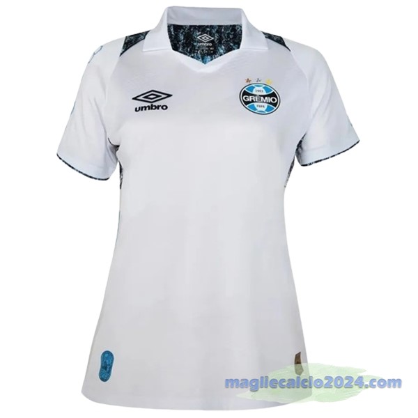 Prima Maglia Donna Grêmio FBPA 2024 2025 Bianco Poco Prezzo