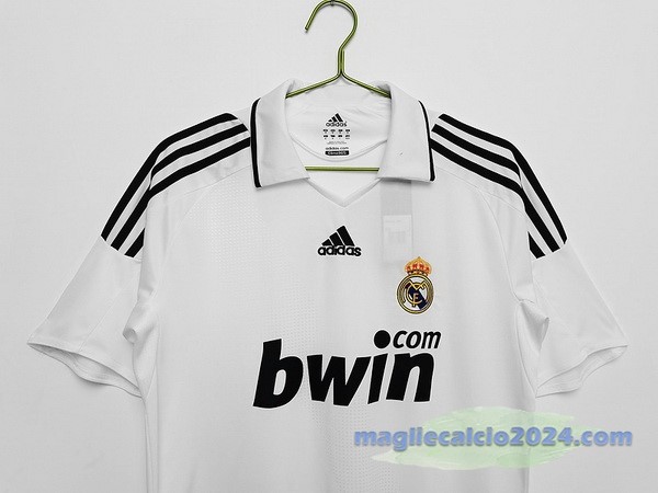 Prima Maglia Real Madrid Retro 2008 2009 Bianco Poco Prezzo