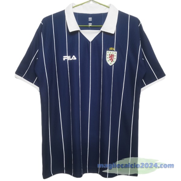 Prima Maglia Scozia Retro 2002 Blu Poco Prezzo