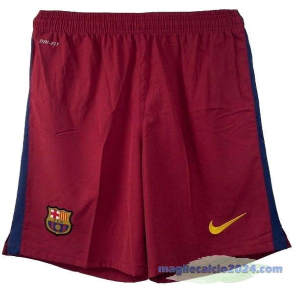 Prima Pantaloni Barcelona Retro 2015 2016 Rosso Poco Prezzo