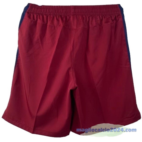 Prima Pantaloni Barcelona Retro 2015 2016 Rosso Poco Prezzo