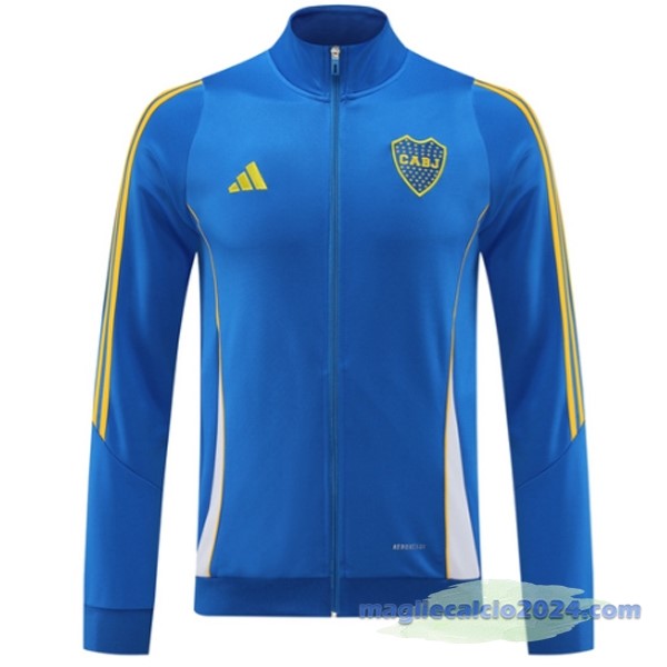 Ropa Deportiva Con Cremallera Larga Boca Juniors 2024 2025 Blu Poco Prezzo
