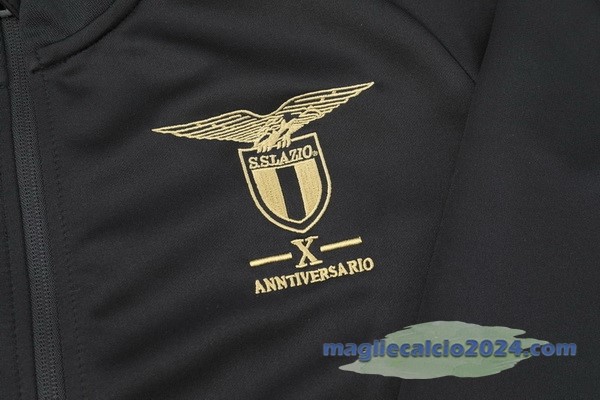 Ropa Deportiva Con Cremallera Larga Lazio 2023 2024 Nero Poco Prezzo