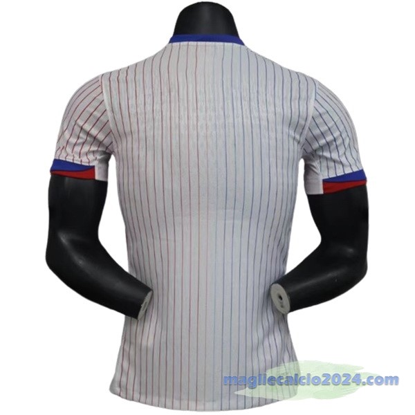 Seconda Giocatori Maglia Francia 2024 Bianco Poco Prezzo