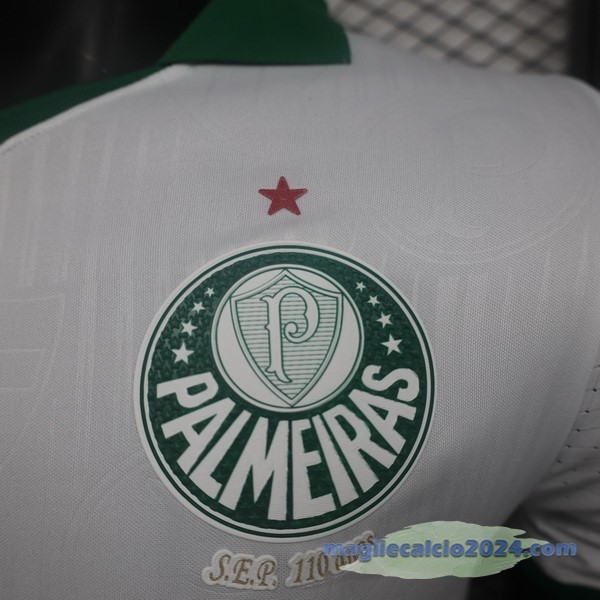Seconda Giocatori Maglia Palmeiras 2024 2025 Bianco Poco Prezzo