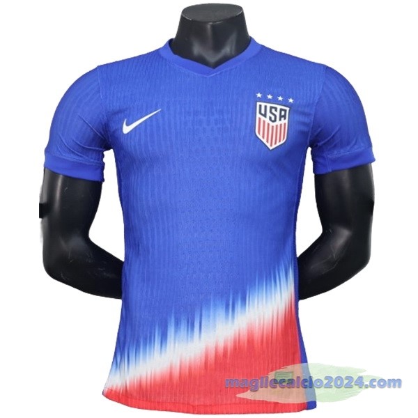 Seconda Giocatori Maglia Stati Uniti 2024 Blu Poco Prezzo