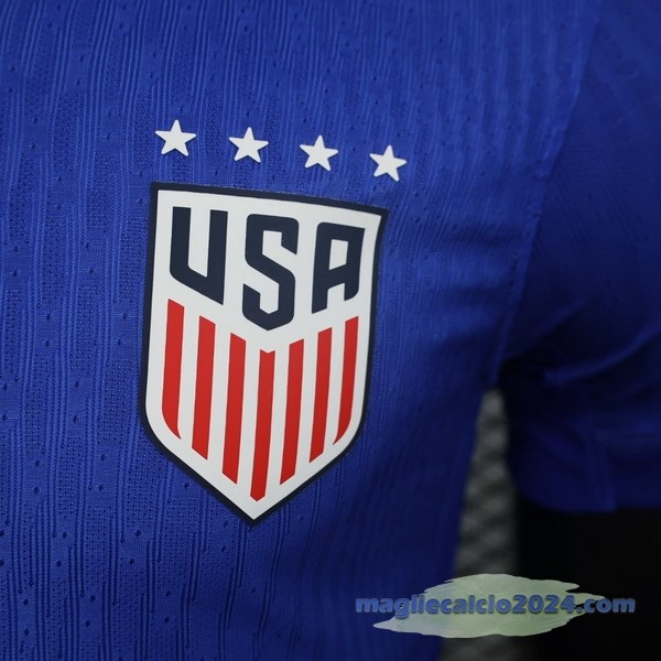 Seconda Giocatori Maglia Stati Uniti 2024 Blu Poco Prezzo