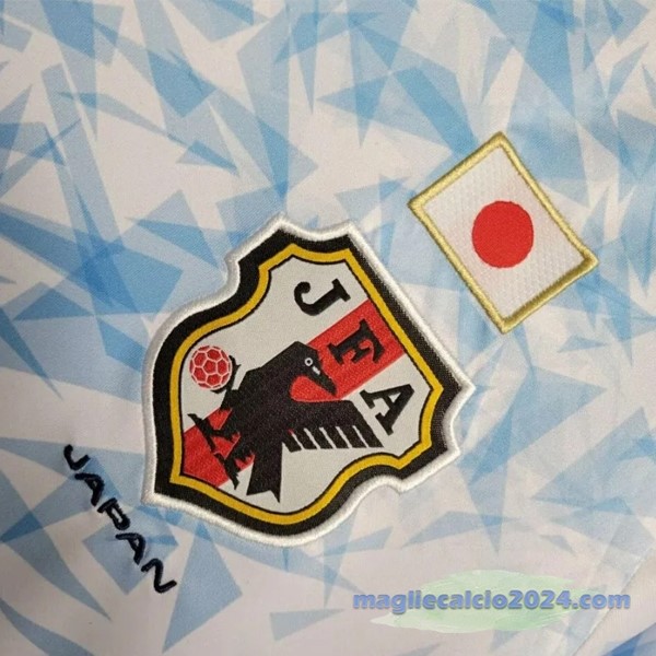 Seconda Maglia Giappone Retro 2016 Bianco Blu Poco Prezzo