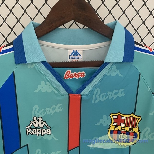 Seconda Manica lunga Barcelona Retro 1996 1997 Verde Poco Prezzo