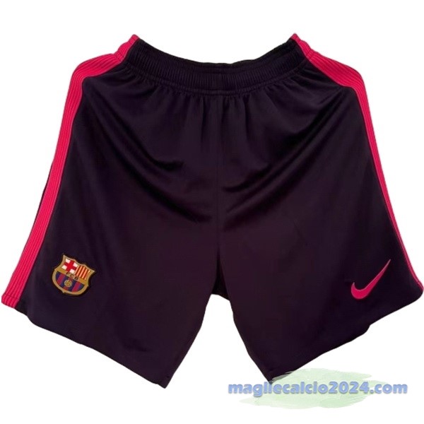 Seconda Pantaloni Barcelona Retro 2016 2017 Rosso Poco Prezzo
