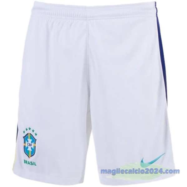 Seconda Pantaloni Brasile 2024 Bianco Poco Prezzo