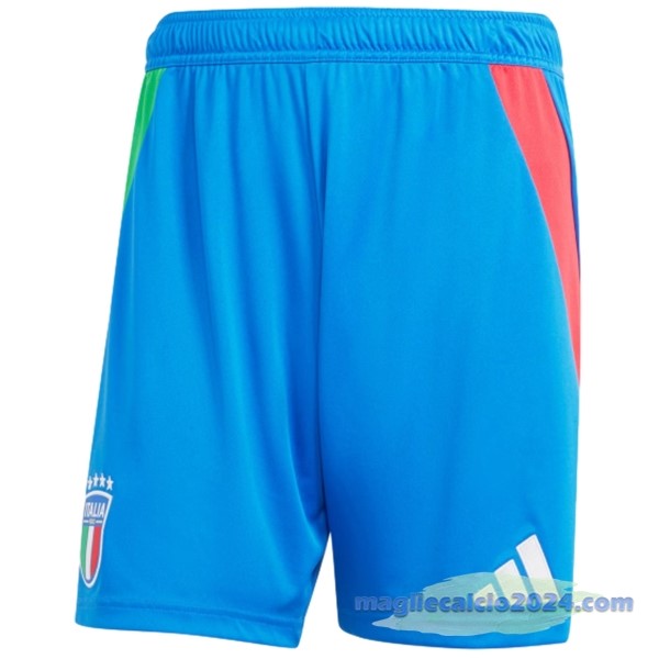 Seconda Pantaloni Italia 2024 Blu Poco Prezzo