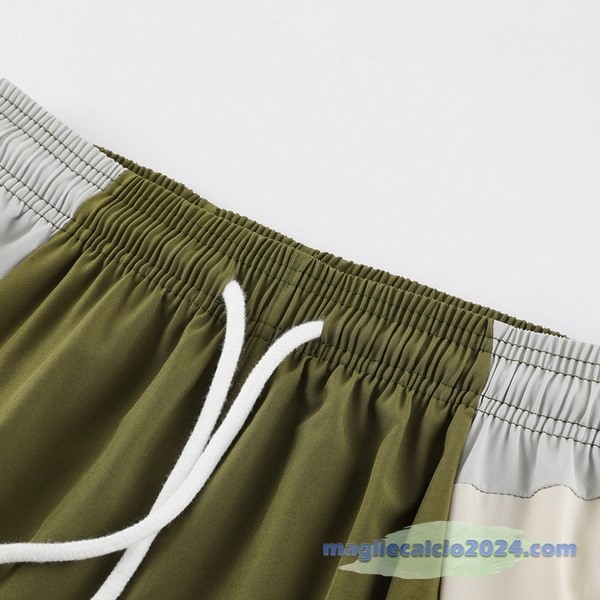 Set Completo Giacca a vento AC Milan 2023 2024 Verde Grigio Poco Prezzo