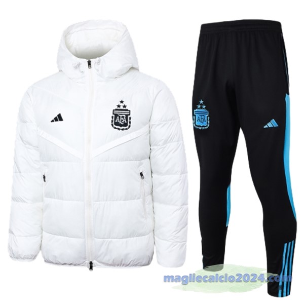 Set Completo Giacca in Cotone Argentina 2023 Bianco Nero Poco Prezzo