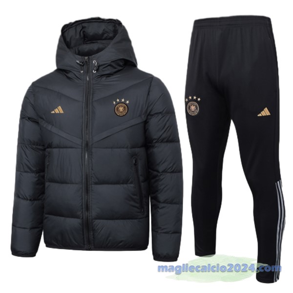Set Completo Giacca in Cotone Germania 2023 Nero Poco Prezzo